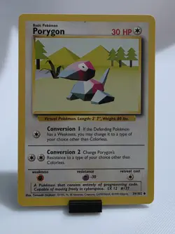 Porygon 39/102 Uncommon Base Set Unlimited Pokemon NM - Image 1