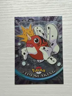 Pokemon Topps Seaking TV Animation Edition Foil Blue Logo #119 - Image 4