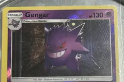 Gengar 38/111 Reverse Holo Rare Pokemon Crimson Invasion LP/NM - Image 3