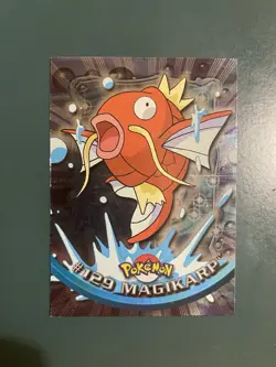 Pokemon Topps Magikarp #129 Chrome Blue Label TV Animation Edition - Image 1