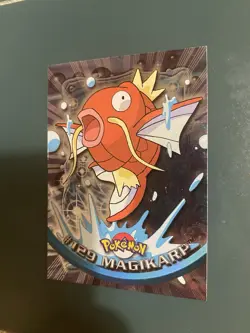 Pokemon Topps Magikarp #129 Chrome Blue Label TV Animation Edition - Image 2