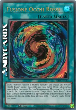 FUSIONE OCCHI ROSSI • (Red-Eyes Fusion) • Ultra R • BROL IT067 • 1Ed • Yugioh! - Image 1