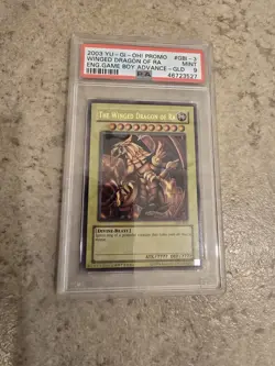 Yu-Gi-Oh! The Winged Dragon of Ra Game Boy ADV Ultra Rare Promo GBI-003 PSA 9 - Image 1