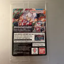 One Piece Monkey D. Luffy US Voyage College Basketball Promo Card Gonzaga SEALED - Image 2