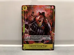 Capone "Gang" Bege One Piece CCG OP11-101 1000 Power Blocker Character Card Mint - Image 1