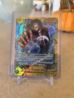 One Piece TCG English OP12-119 Bartholomew Kuma SEC Foil - Image 1