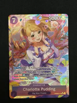 One Piece Charlotte Pudding PRB02-010 SR Alt Art English - Image 1