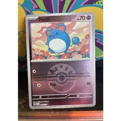 Marill 083/217 ASC: Friend Ball Reverse Holo NM Pokemon TCG Card - Image 1