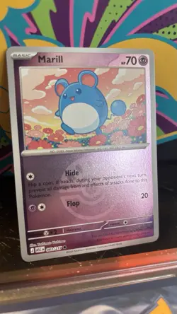 Marill 083/217 ASC: Friend Ball Reverse Holo NM Pokemon TCG Card - Image 2