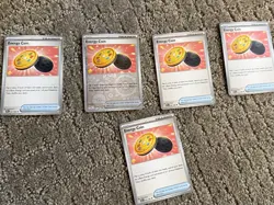 Pokemon Energy Coin Black Bolt BLK 081/086 5 Card Lot - Image 1