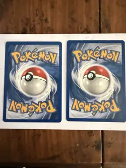 Hoppip 61/111 & Skiploom 49/111 Pokemon Cards Neo Genesis - Image 2
