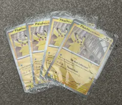 4x Pokemon x Pikachu at Natural History Museum Promo Cards ✅New & Fast Ship - Image 1