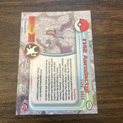 Topps Chrome 2000 Pokemon Series 2 Card Aerodactyl #142 - Image 2