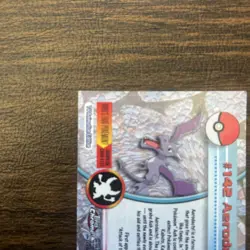 Topps Chrome 2000 Pokemon Series 2 Card Aerodactyl #142 - Image 3