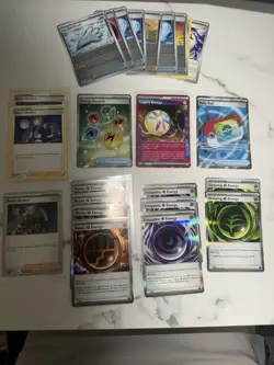 Pokemon TCG POR Boss's Orders, Legacy Energy, Poke Pad 15+Card Lot Holo ACE SPEC - Image 1
