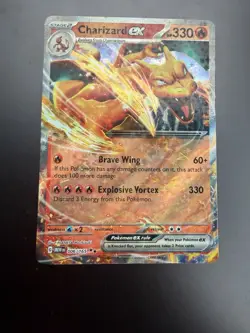 Pokemon TCG Charizard EX Scarlet & Violet Holo Double Rare Card 006/165 - Image 2