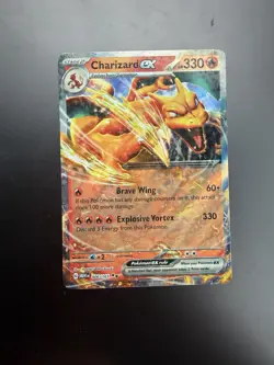 Pokemon TCG Charizard EX Scarlet & Violet Holo Double Rare Card 006/165 - Image 4