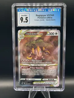 Regigigas VSTAR GG55/GG70 Crown Zenith GG Holo Card CGC 9.5 Gem Mint - Image 1