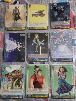 Large Lot Of Disney Weiss Schwarz DISNEY100 cards In Protective Sleeves - Image 4