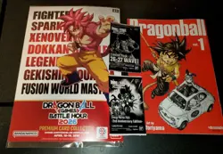Dragon Ball Games Battle Hour 2026 Card Collection + 2 Promo Packs & Book - Image 1