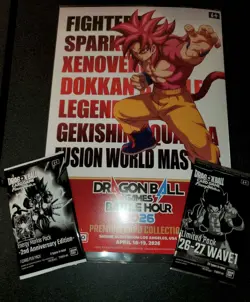 Dragon Ball Games Battle Hour 2026 Card Collection + 2 Promo Packs & Book - Image 2