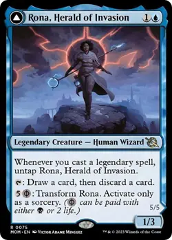 NM Rona, Herald of Invasion, MTG, March of the Machine, Magic, 75 - Image 1