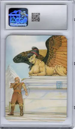 Sorcery: Contested Realm (Alpha), Riddle Sphinx (foil), CGC 10 - Image 2