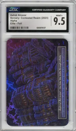 Sorcery: Contested Realm (Alpha), Astral Alcazar (foil), CGC 9.5 - Image 1