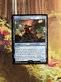 Sicarian Infiltrator - Universes Beyond: Warhammer 40,000 MTG NM - Image 1