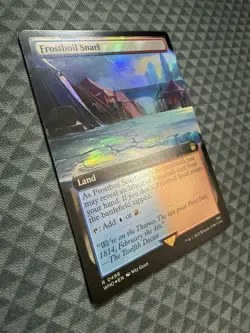 MTG Frostboil Snarl #0498 Foil Extended Art Rare UB: Doctor Who (WHO) - Image 2