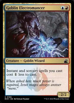Goblin Electromancer Foil Ravnica Remastered 186 NM MTG - Image 1