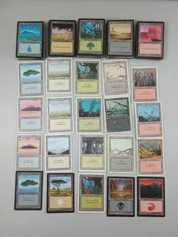 MTG Basic Land Lot X177 Vintage Beta Revised Unlimited Ice Age Mirage Saga ++ - Image 1