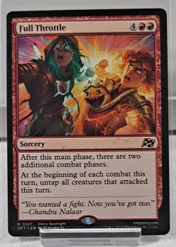 Magic The Gathering Full Throttle Aetherdrift Rare - Image 1