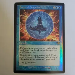 Magic The Gathering Force of Negation Foil Blue Instant EN 94/40 Modern Horizons - Image 1