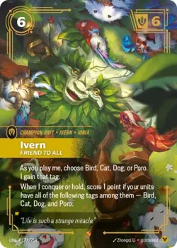 Riftbound TCG | Ivern - Friend to All | 177/219 | Unleashed | NM - Image 1