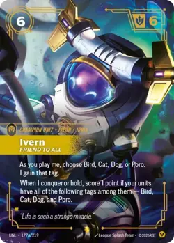 Riftbound TCG | Ivern - Friend to All (Alternate Art) | 177a/219 | Unleashed ... - Image 1