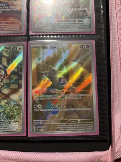 Pokemon TCG Mimikyu SVP 075 Paldean Fates Holo Black Star Promo NM - Image 1