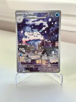 Pokemon Vanilluxe 113/086 Illustration Rare Sv: White Flare Holo NM+ - Image 1