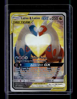 ***Fan Art*** Pokemon Latias & Latios GX (Alternate Full Art) Team Up -Replica - Image 1