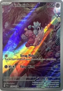 Tinkatink 216/193 Illustration Rare Paldea Evolved Pokemon NM - Image 1