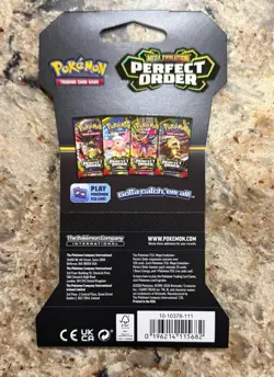 HEAVY! GOD PACKUU SIRUU 32.1g Perfect Order Pokemon TCG Sleeved Booster (SEALED) - Image 2