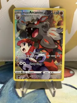 Hisuian Arcanine TG08/TG30 Holo Lost Origin Trainer Gallery Pokemon NM - Image 1