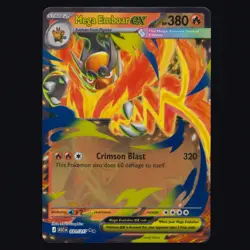 Mega Emboar ex 031/217 ME: Ascended Heroes Double Rare Pokemon TCG NM - Image 1