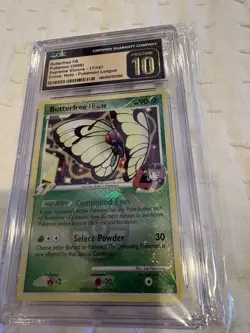 Butterfree FB - 017/147 Reverse Holo Pokemon League CGC PRISTINE 10 - Image 2