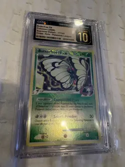 Butterfree FB - 017/147 Reverse Holo Pokemon League CGC PRISTINE 10 - Image 3