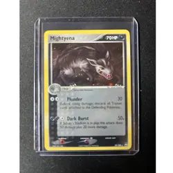 Pokemon Mightyena Power Keepers 18/108 Reverse Holo Rare HP70 English 2007 - Image 1
