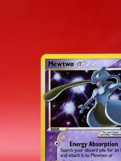 Mewtwo Gold Star EX Holon Phantoms 103/110- Pokemon ULTRA Rare - GORGEOUS! 🔥 - Image 2