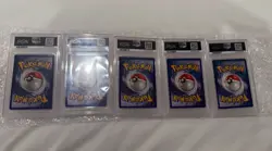 1999 Pokemon Base Set Abra #43 Kadabra #32 Gastly #50 Machoke Magnemite PSA 9 - Image 5