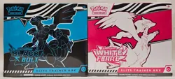 Pokemon Black Bolt & White Flare Elite Trainer Box ETB Set of 2 - NEW / Sealed - Image 2