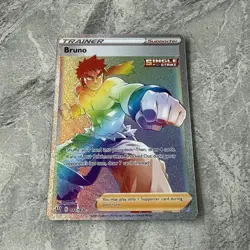 Pokemon TCG Bruno 172/163 Full Art Trainer Battle Styles Pack Fresh Secret Rare - Image 2